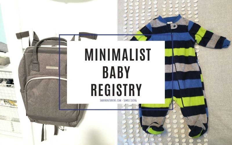 How to Create a Minimalist Baby Registry